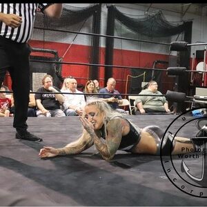 Steele the female wrestler photography